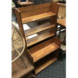 THREE SECTION BOOKCASE