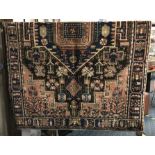 FINE NORTH WEST PERSIAN NAHAWAND RUG 195CM X 134CM