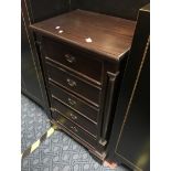 MAHOGANY 5 DRAWER CHEST