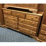 PINE CHEST NINE DRAWERS