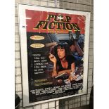 FRAMED PULP FICTION POSTER