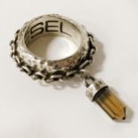 SILVER PENDANT BY DIESEL