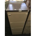 4 DRAWER METAL FILING CABINET - WITH KEY