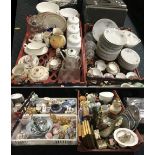 6 TRAYS OF CHINA & BRIC-A-BRAC