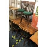 PINE TABLE & 4 CHAIRS