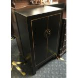 BLACK HALL CABINET