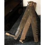 3 ANTIQUE SAWS