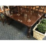 MAHOGANY EXTENDING WIND OUT TABLE