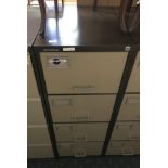 4 DRAWER METAL FILING CABINET - WITH KEY