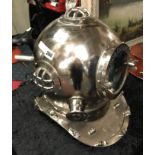 CHROME DIVERS HELMET