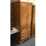 PINE WARDROBE WITH DRAWER