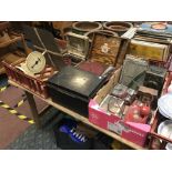 SALTER SCALES & OTHER ITEMS & GRAMOPHONE