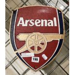 CAST IRON ARSENAL SIGN