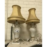 PAIR TABLE LAMPS