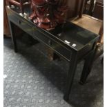 BLACK HALL TABLE