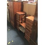 DARK PINE ROSEDALE 6 PIECE BEDROOM SUITE