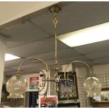 2 BRANCH HANGING LIGHT FITTING