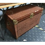 WICKER BLANKET BOX