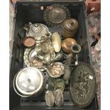 QTY METALWARE & OTHER ITEMS - 1 TRAY