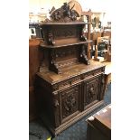 JACOBEAN STYLE CARVED SIDEBOARD