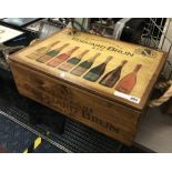 WOOD CHAMPAGNE BOX