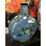 BLUE POTTERY VASE