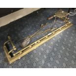 BRASS FENDER & OTHER ITEMS