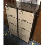 2 METAL FILING CABINETS