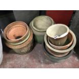 QTY GARDEN TERRACOTTA POTS