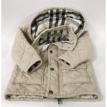 BURBERRY CHILDS JACKET - 4 YEARS -104CM