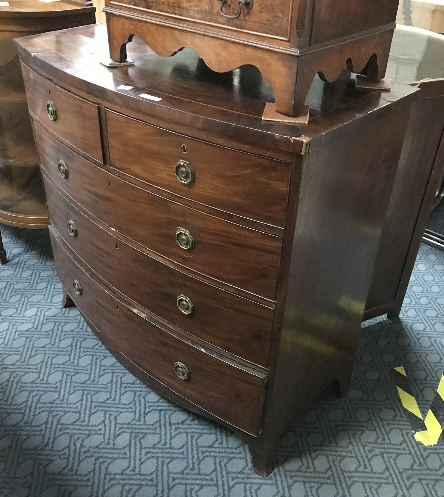 BOW FRONTED CHEST