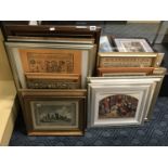 VARIOUS FRAMED PRINTS