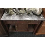 MARBLE TOP WASH STAND