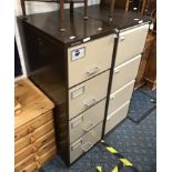 2 METAL FILING CABINETS