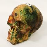 COLOUR CARVED SKULL