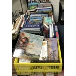 LARGE COLLECTION OF HARDBACK BOOKS INCLUDING MILITARY