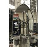 TRIPLE POT GARDEN MIRROR