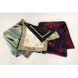 NINA RICCI SILK SCARF & 2 OTHER SILK SCARVES