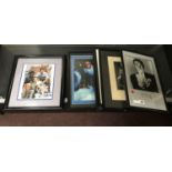 COLLECTION OF SIGNED CELEBRITY PHOTOS ETC