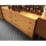 TEAK 6 DRAWER CHEST