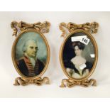 PAIR OF PORTRAIT MINIATURES