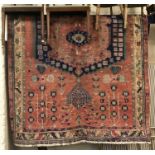 FINE SOUTH WEST PERSIAN AFSHAR RUG 245CM X 168CM