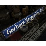 ENAMEL SIGN - GERMAN STREET SIGN