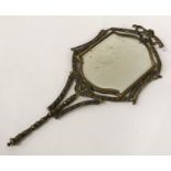 BRASS & ENAMEL MIRROR