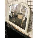 CREAM OVERMANTLE MIRROR