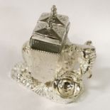 SILVER PLATE ELEPHANT CRUET SET