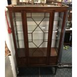 BOXWOOD INLAID DISPLAY CABINET