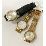 THREE TISSOT WATCHES