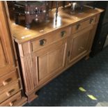 LIGHT OAK SIDEBOARD