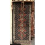 FINE NORTH WEST PERSIAN SENNEH RUNNER 387CM X 92CM